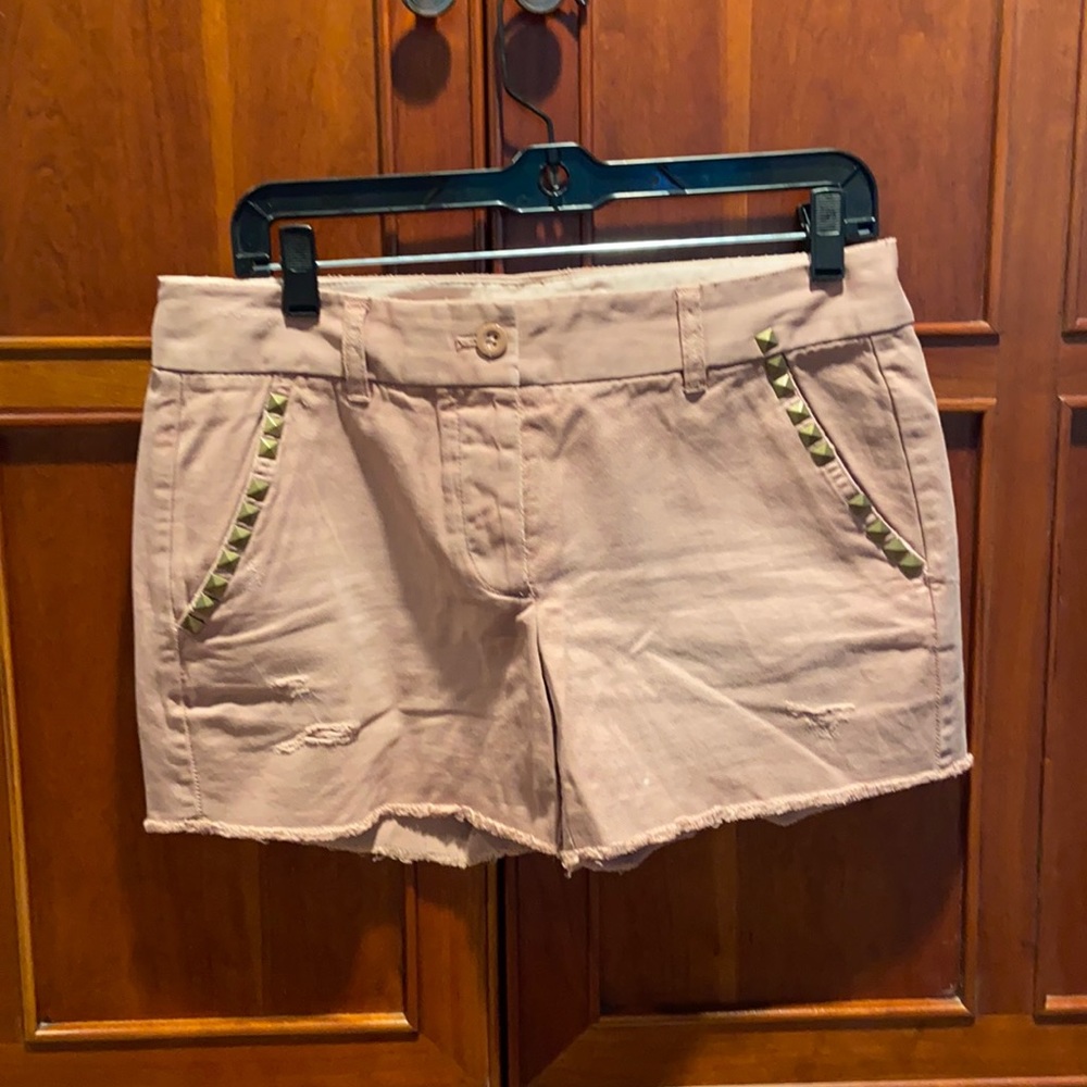 Jcrew Dusty Rose Chino Short w/ Stud Embellishes